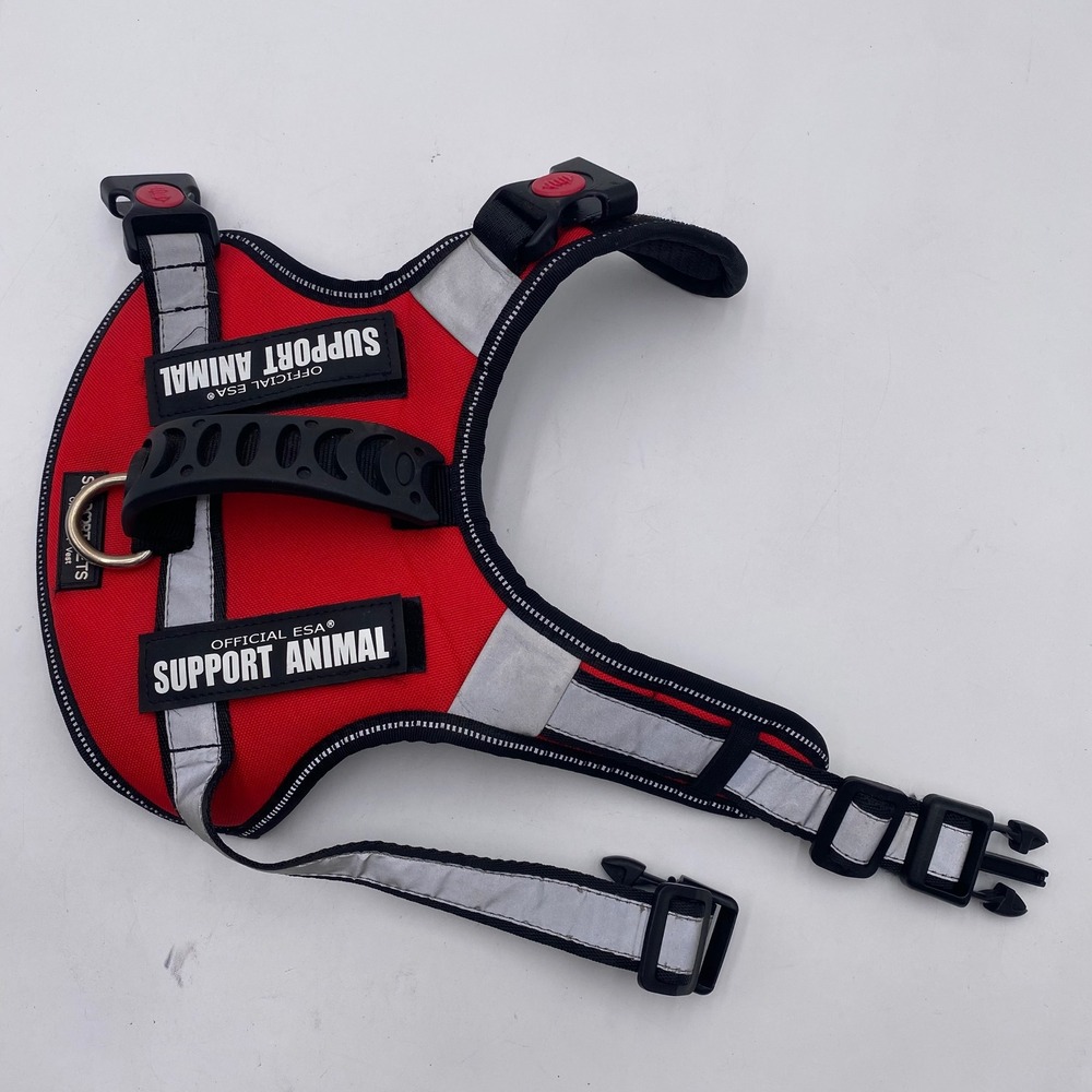 Support Pets Official ESA Vest Harness XS Red Reflective Support Animal Service